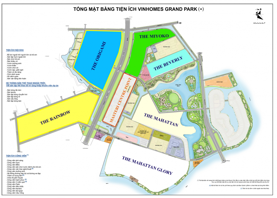 Mặt bằng tổng thể Vinhome Grand Park Quận 9