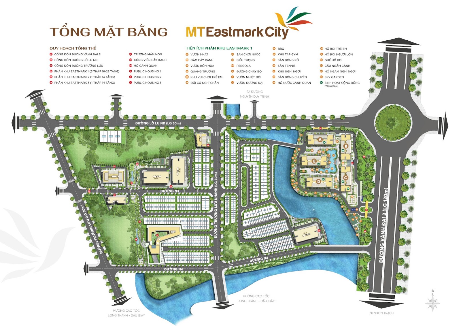 Mặt bằng dự án MT Eastmark City